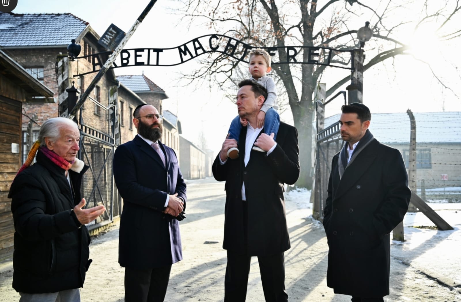 Musk visits Auschwitz after antisemitism backlash