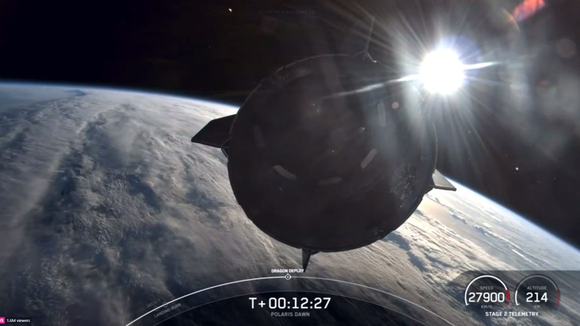 Polaris Dawn performs first commercial spacewalk
