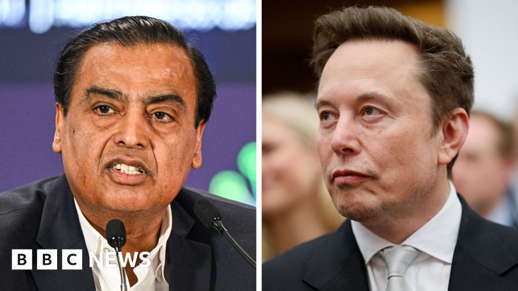 Musk accuses Ambani of blocking Starlink's India launch